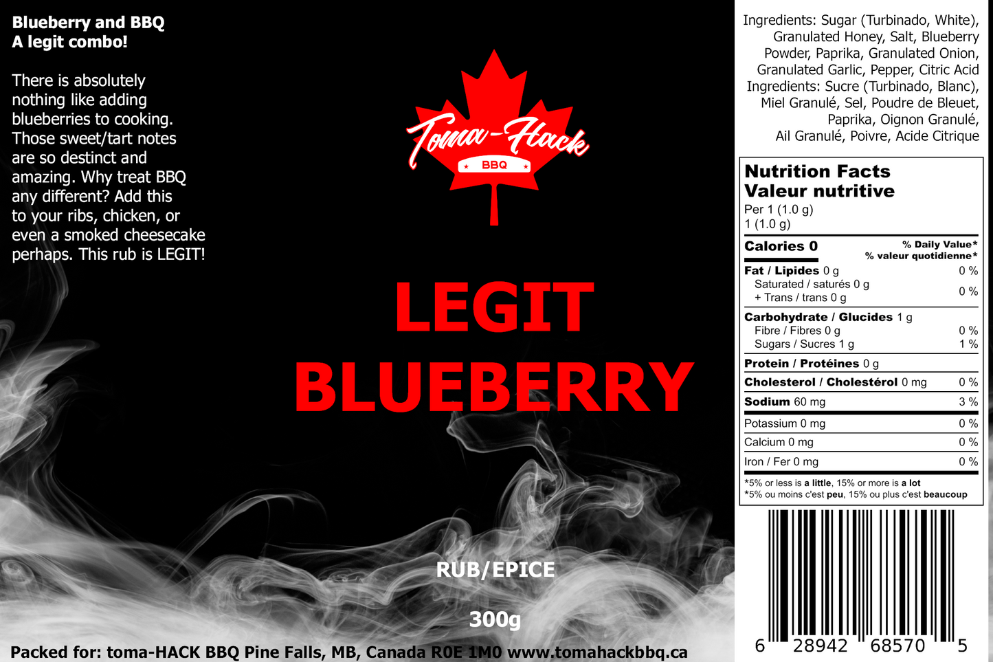 Legit Blueberry Rub