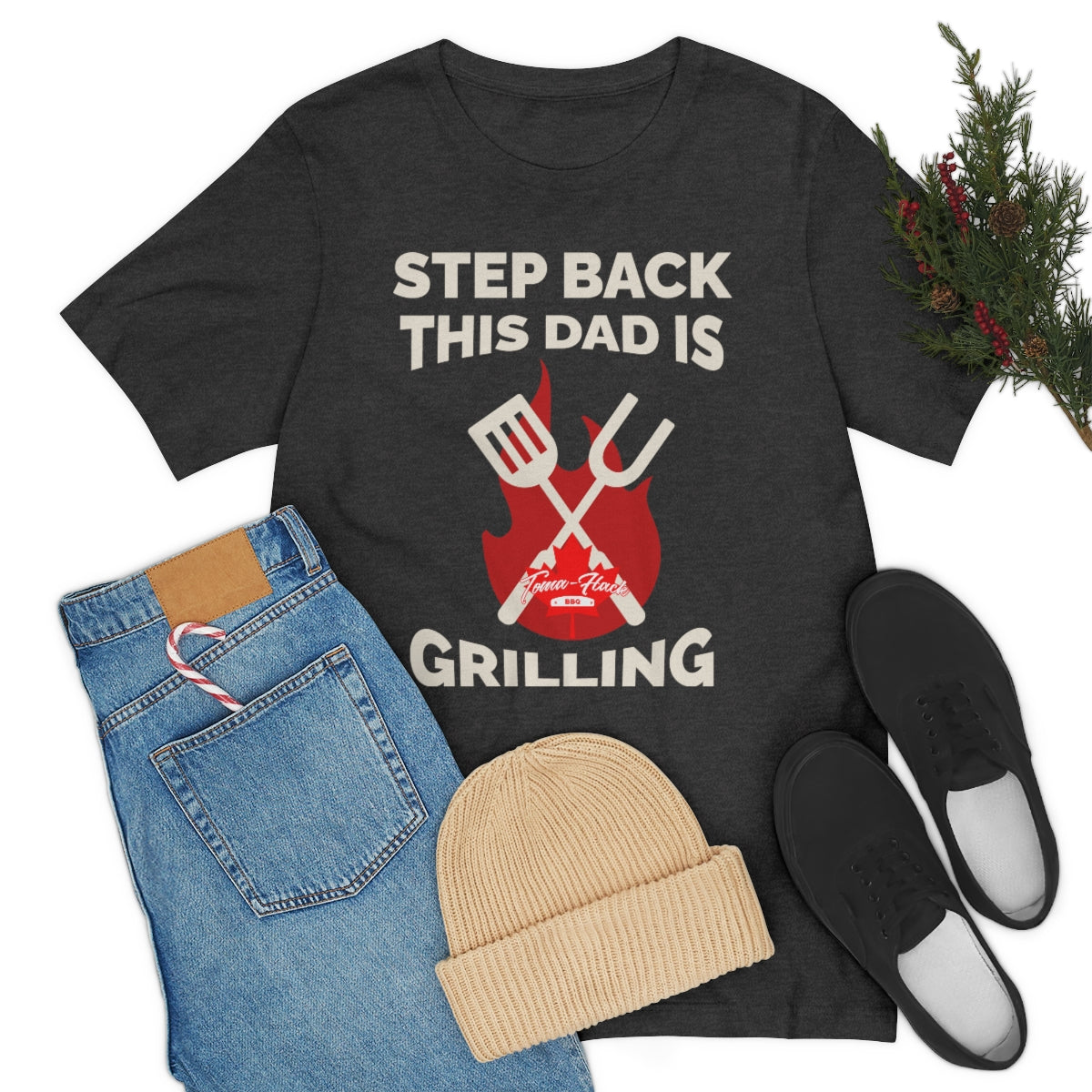 Dad is Grilling Unisex Jersey Short Sleeve Tee